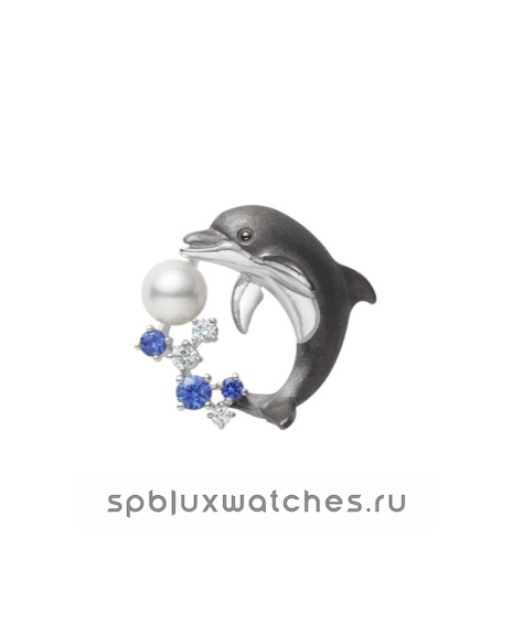 Брошь Mikimoto Praise to the Sea Brooch PB-20198SU