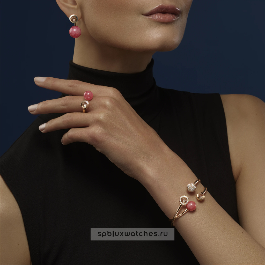 Браслет Chopard Happy Diamonds Planet Bangle 85A619-1900