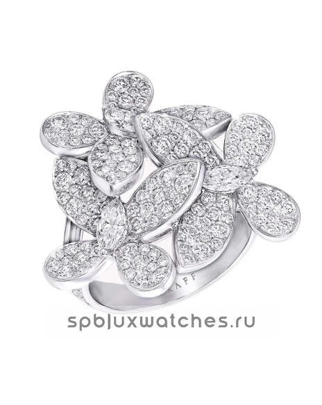 Кольцо Graff Triple Pave Butterfly Diamond Small Ring RGR374
