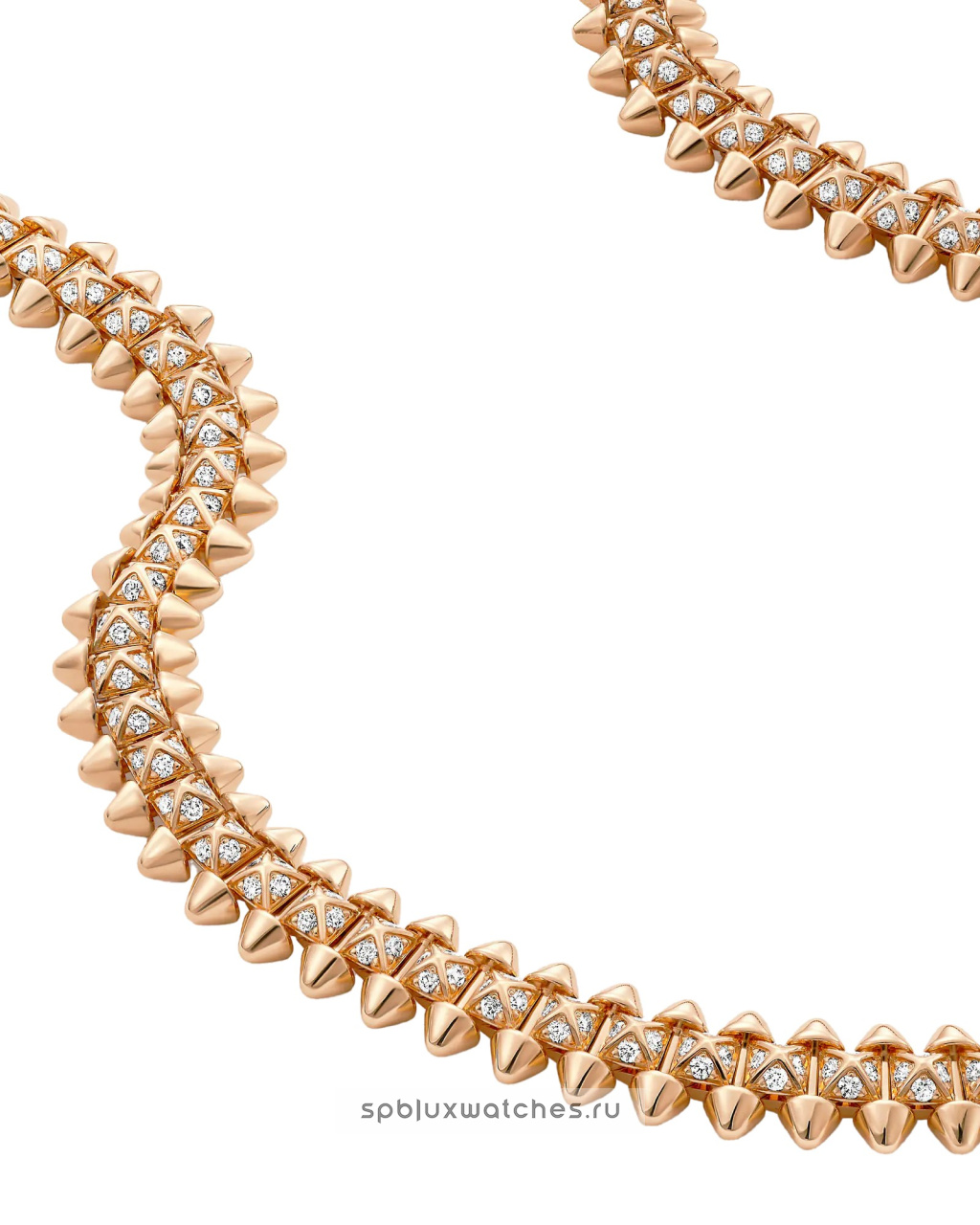 Колье Cartier Clash de Cartier Flexible Paved Necklace Small Model N7424520
