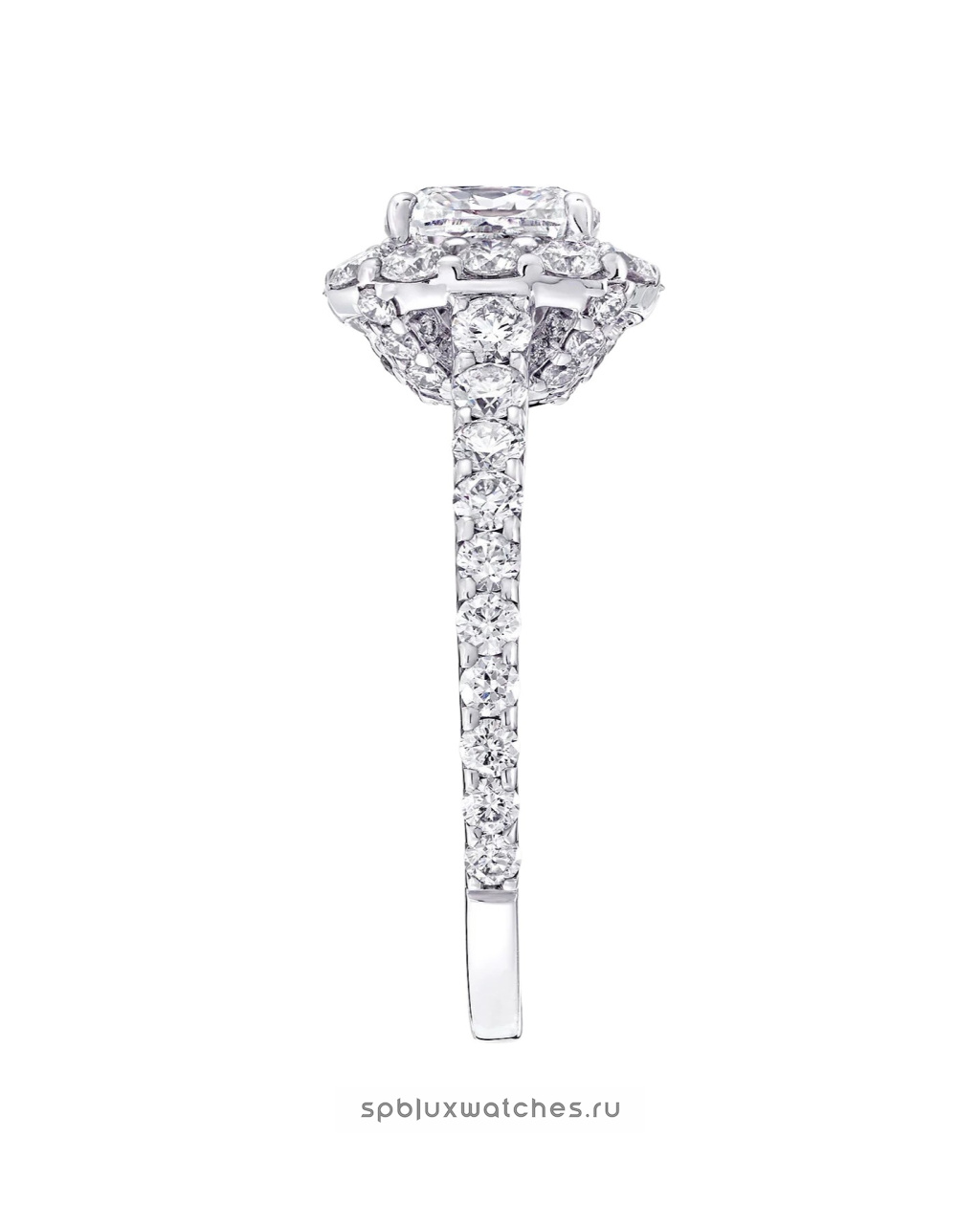 Кольцо для помолвки Graff Icon Cushion Cut Diamond Engagement Ring RGR619