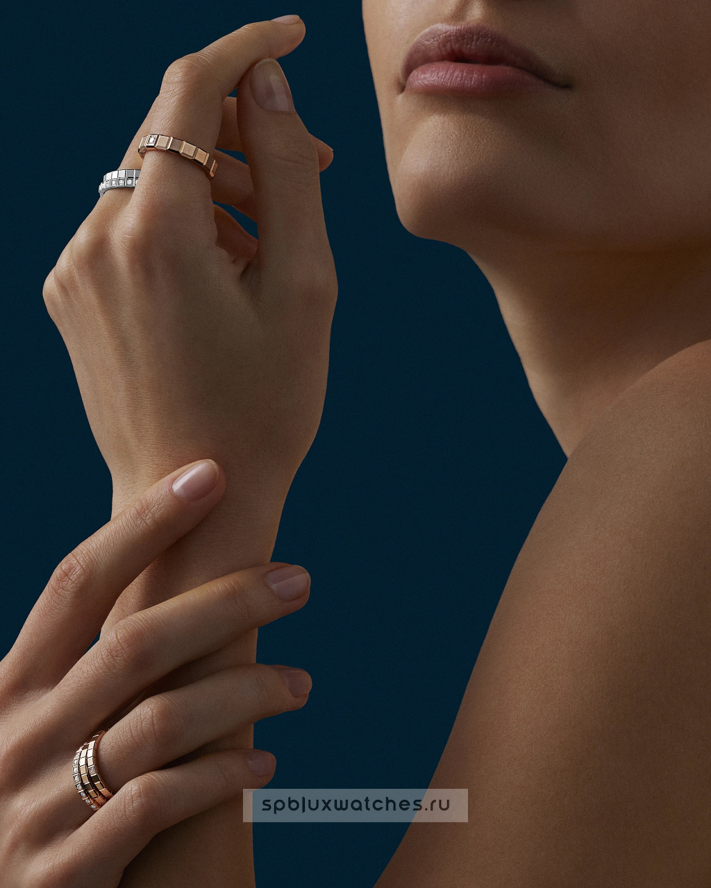 Кольцо Chopard Ice Cube Ring 827702-5259
