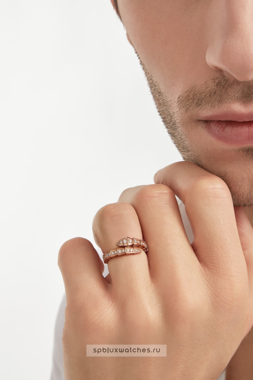 Кольцо Bvlgari Serpenti Viper One-Coil Ring 355975