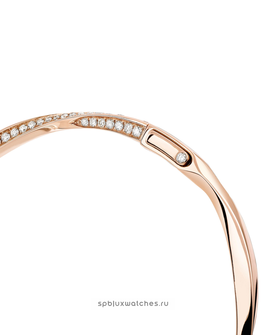 Браслет Graff Spiral Pave Diamond Bangle RGB349