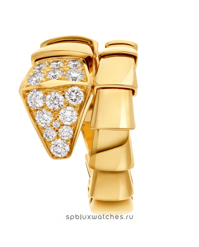 Кольцо Bvlgari Serpenti Viper Scaglie One-Coil Ring 361131