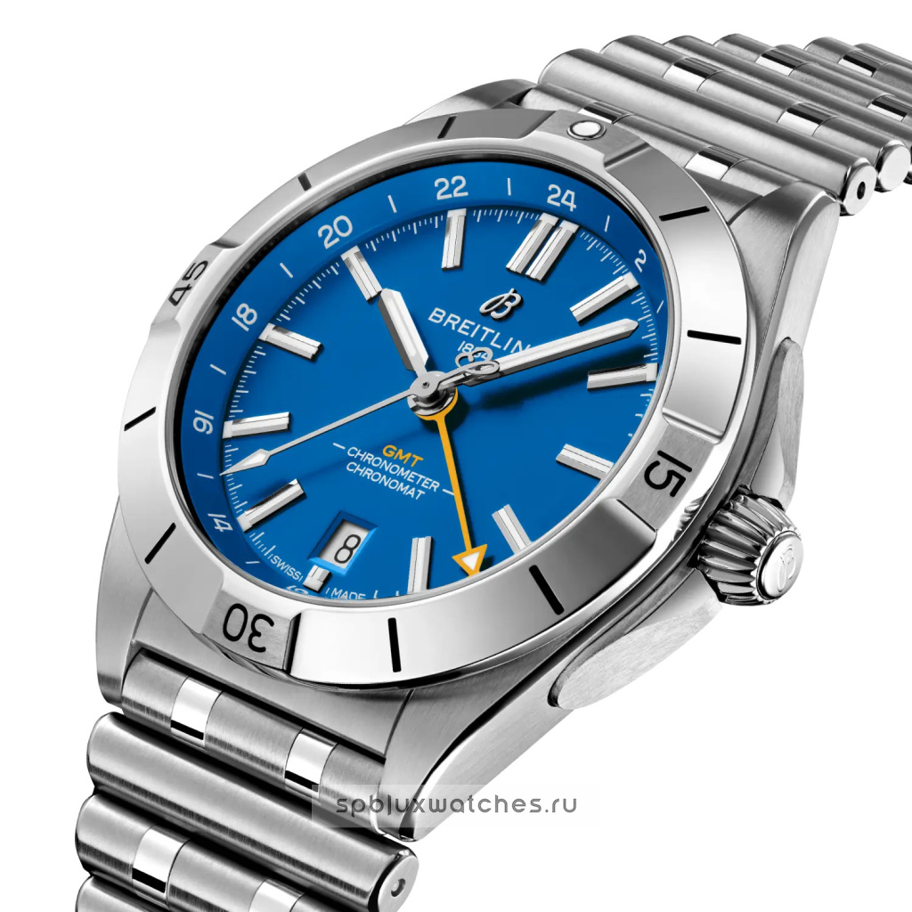 Breitling Chronomat Automatic GMT 40 mm NFL Los Angeles Chargers Edition A32398C41C1A1