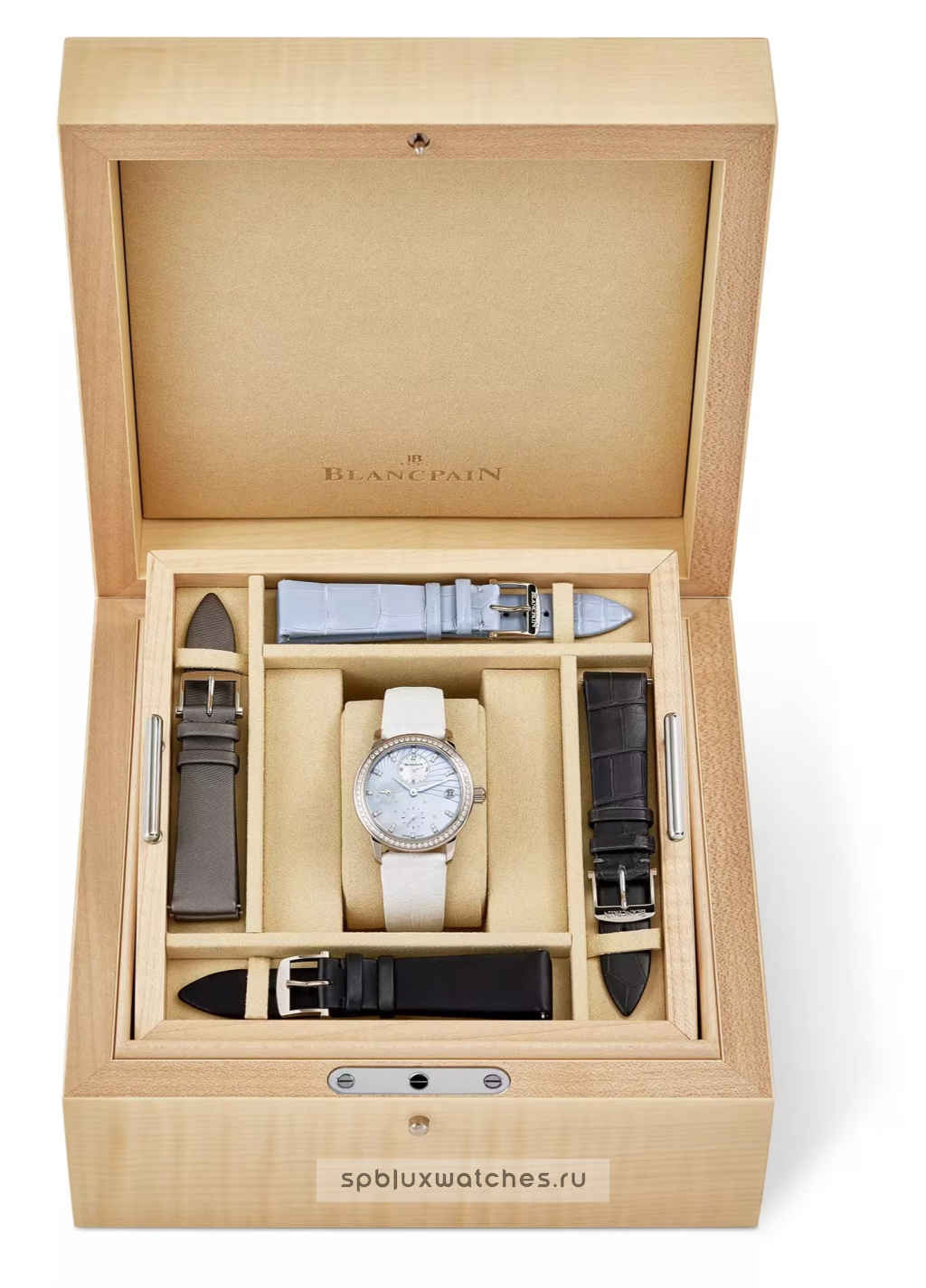 Blancpain Ladybird Double Fuseau Horaire 34 mm 3760 1954L 95A