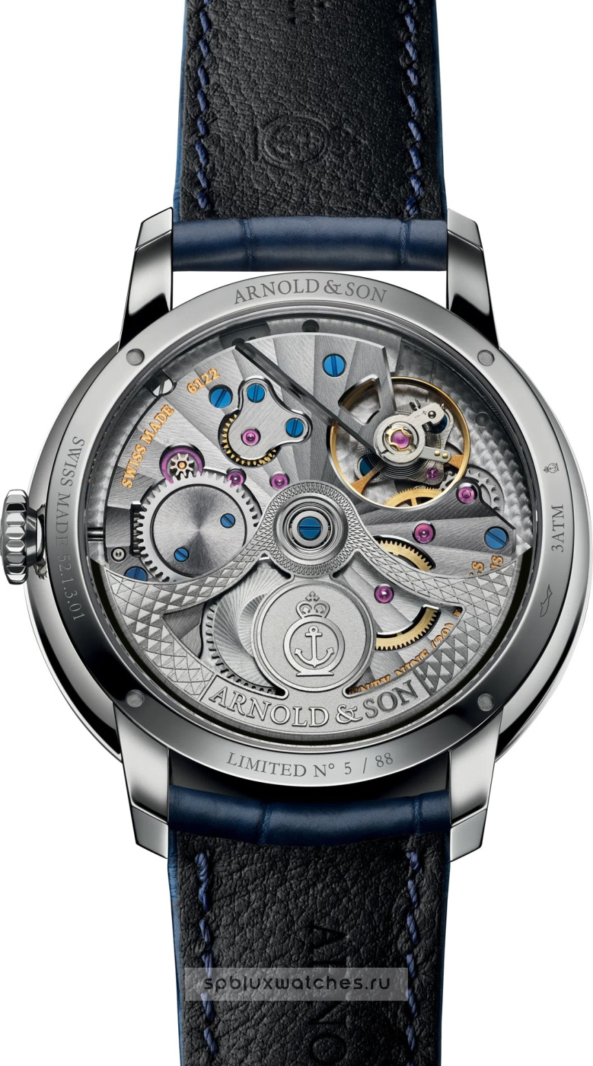 Arnold & Son World Time Globetrotter Steel 42 mm 1WTBS.K01A.C0263S