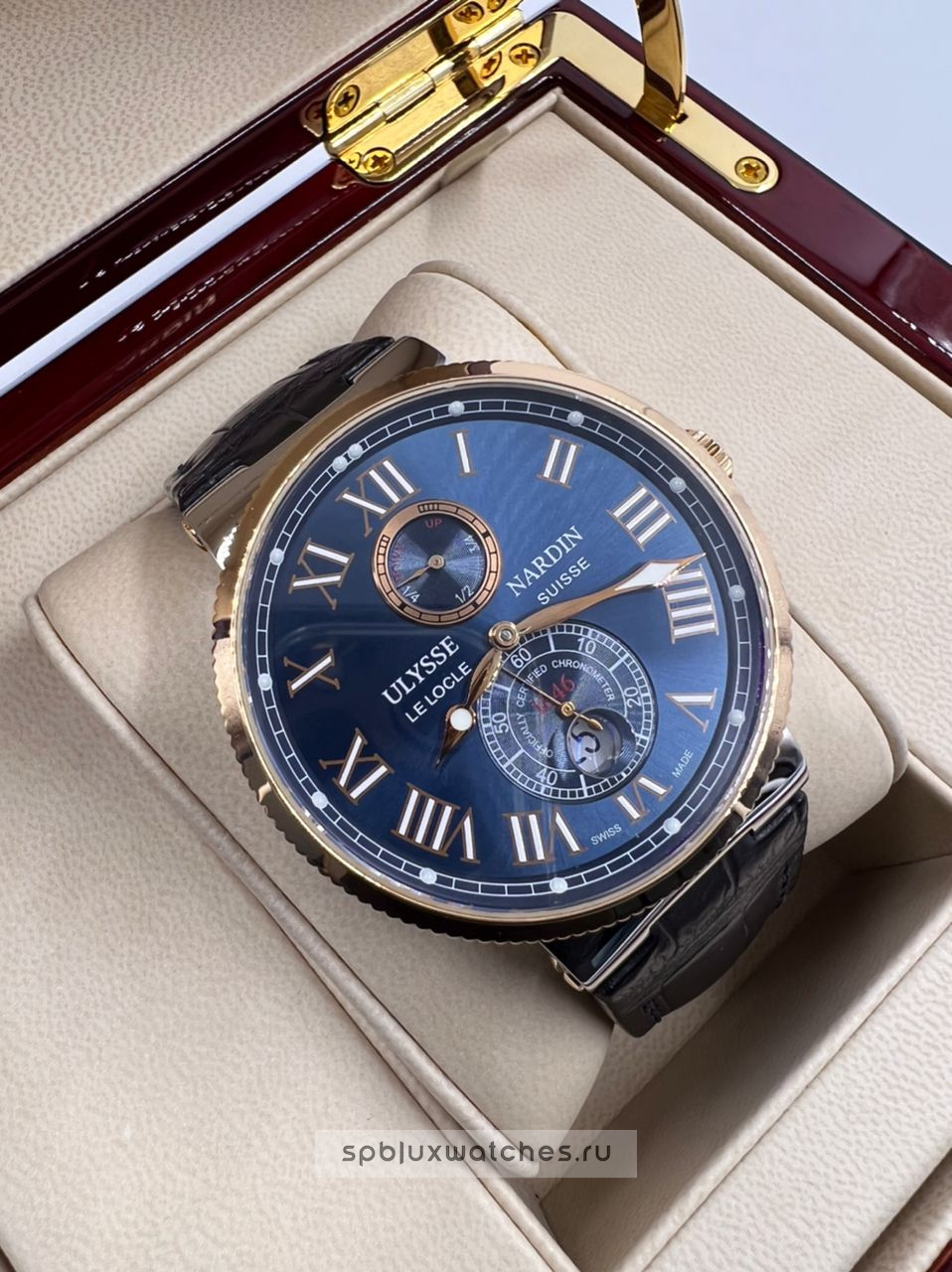 ulysse nardin maxi marine chronometer 43 mm 265 67 43 bq