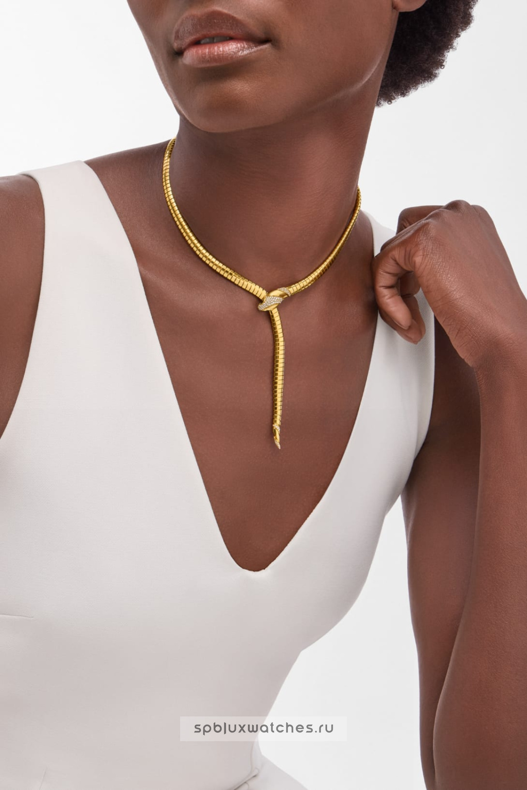 Колье Bvlgari Serpenti Tubogas Necklace 360632