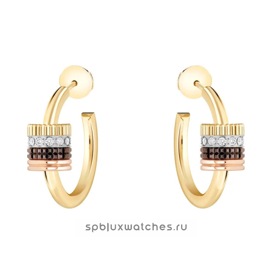 Серьги Boucheron Quatre Classique Hoop Earrings JCO00140