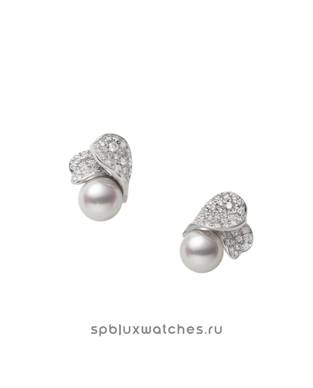 Серьги Mikimoto Les Petales Place Vendome Pierced Earrings PE-1690PU