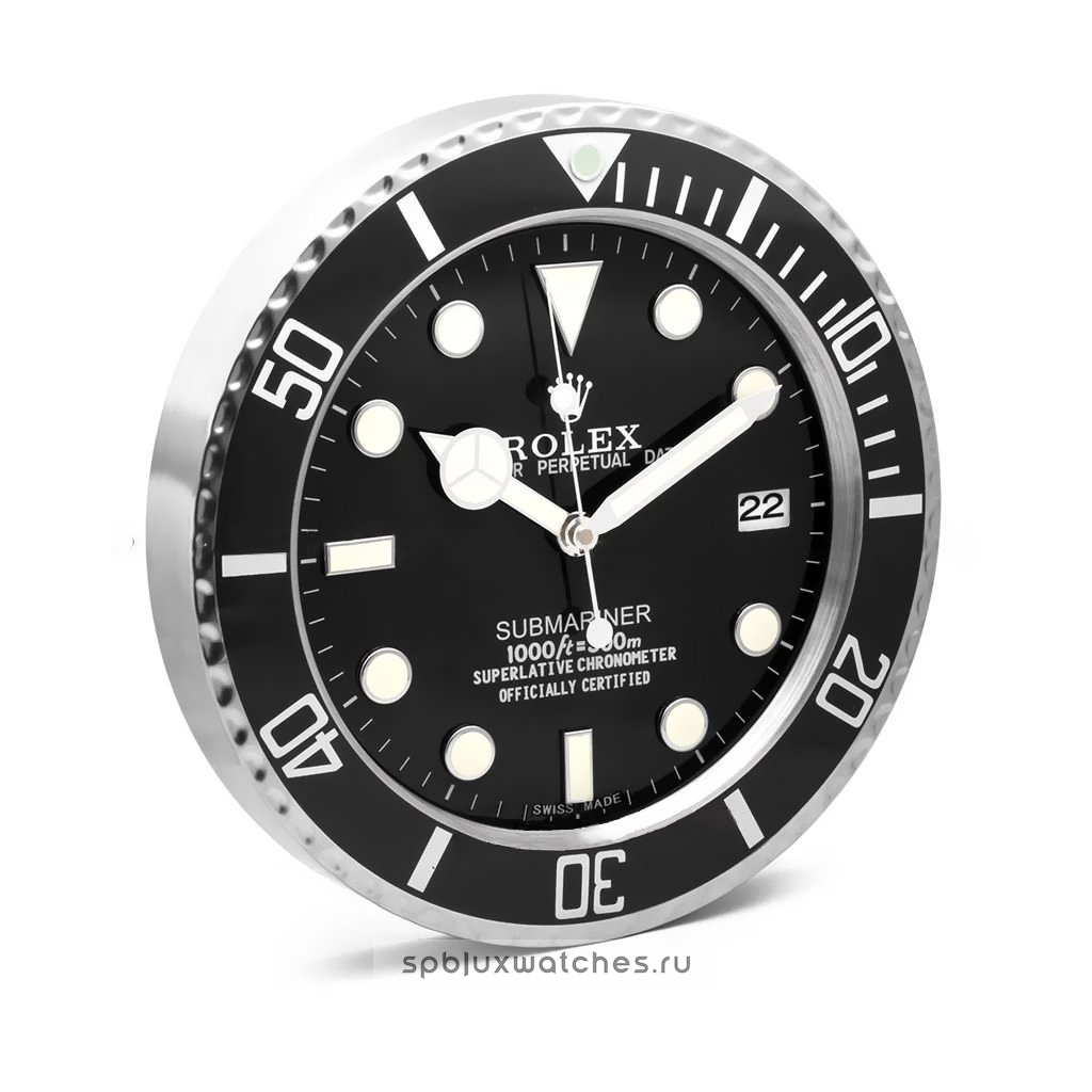 Настенные часы Rolex Submariner Black Dial