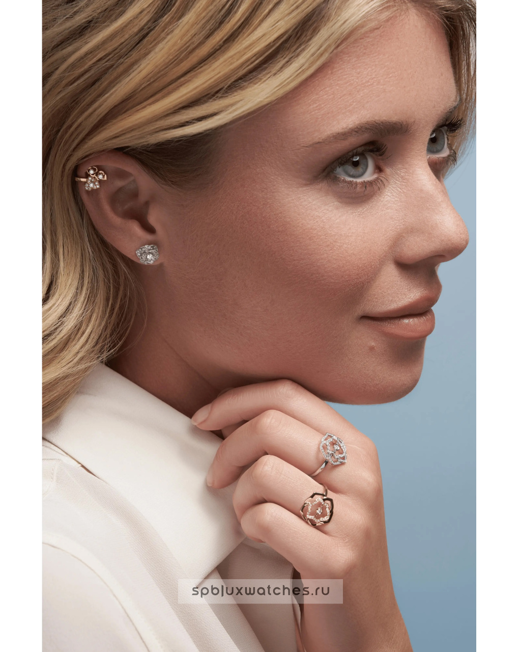 Серьги Piaget Rose Earrings G38U0048