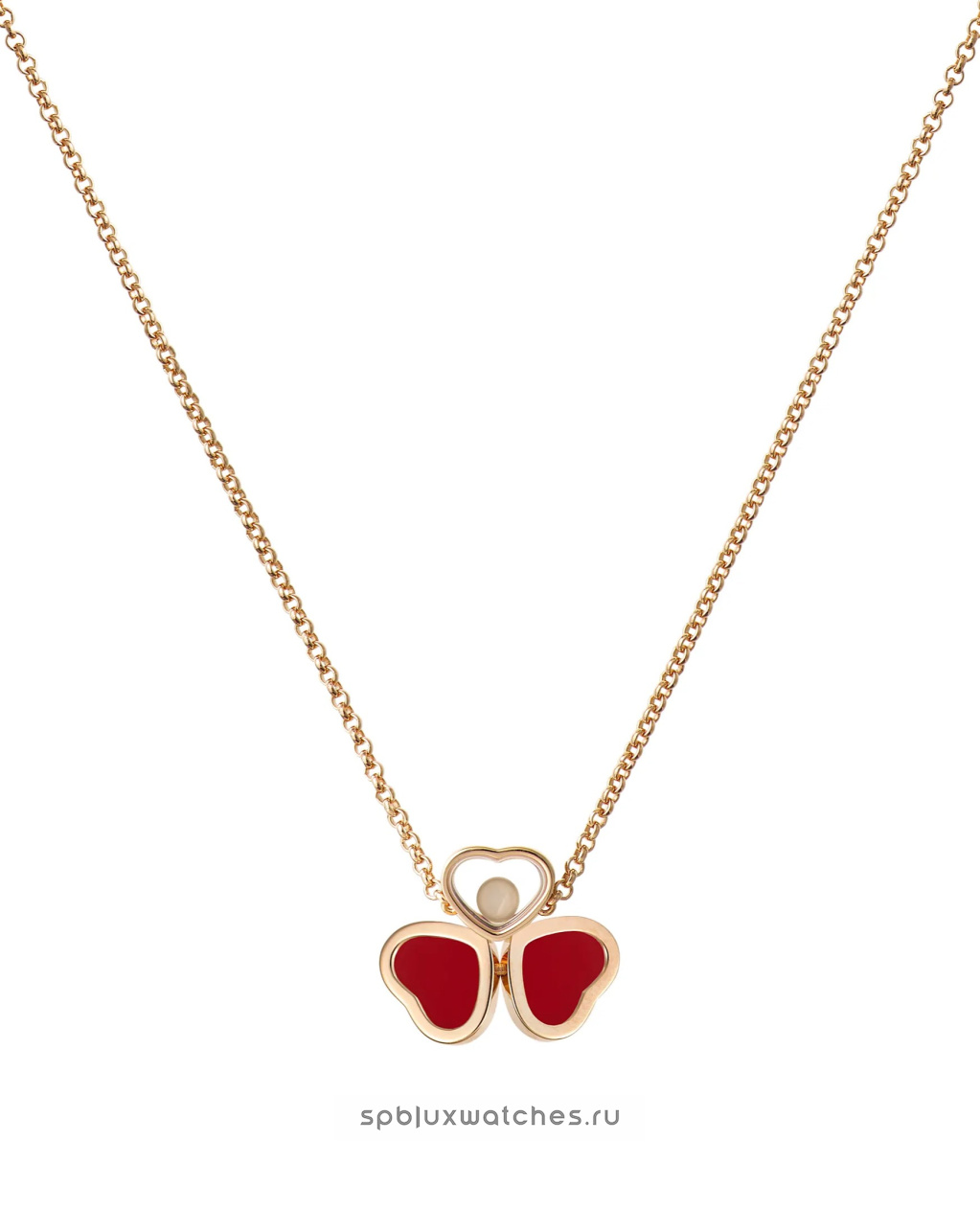 Колье Chopard Happy Hearts Wings 81A083-5811