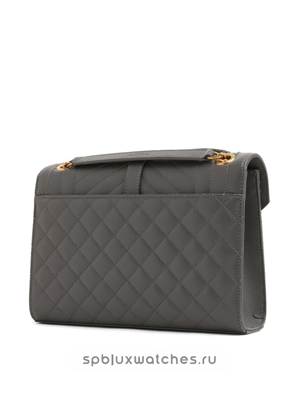 Сумка Saint Laurent Envelope Medium Chain Bag Grey