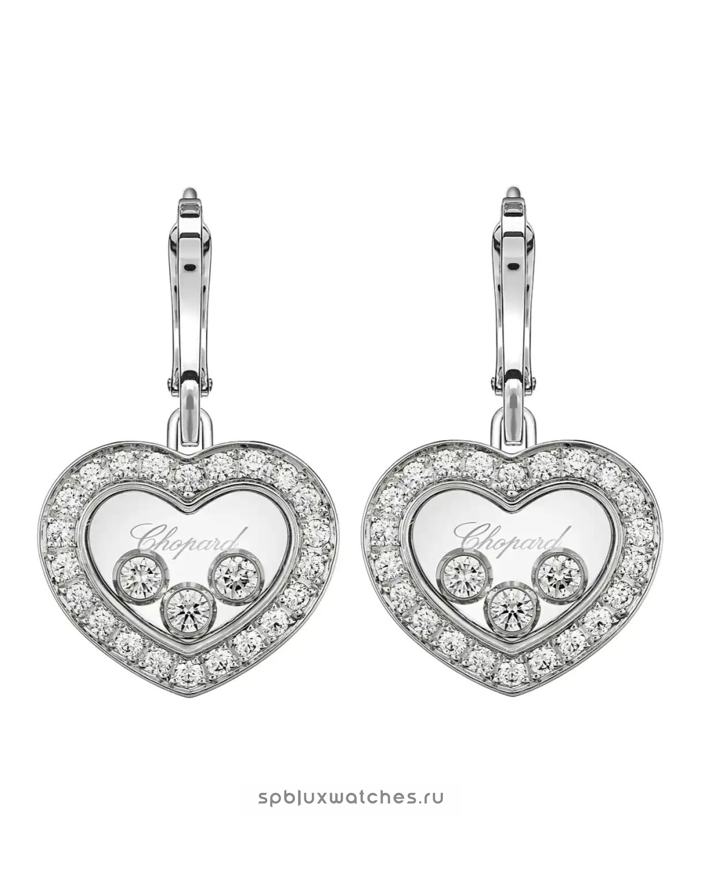 Серьги Chopard Happy Diamonds Icons Earrings 83A611-1401