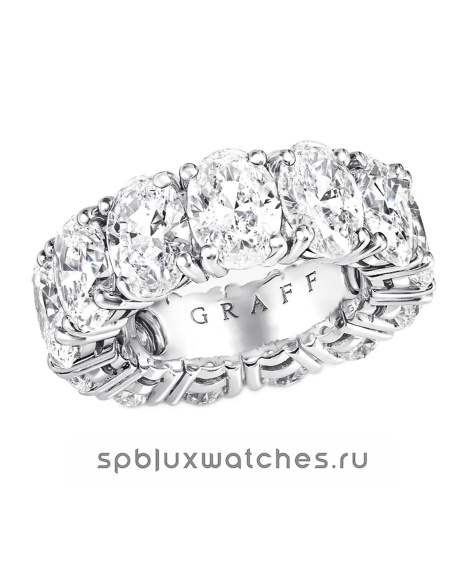 Обручальное кольцо Graff Classic Graff Claw Set Oval Diamond Eternity Ring RGET098