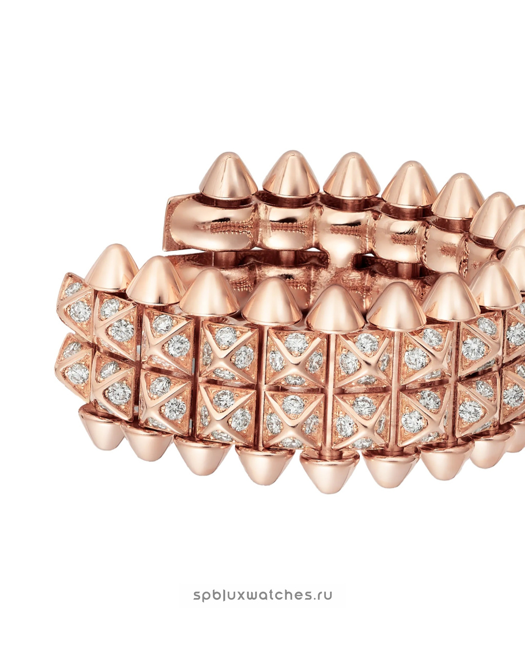 Серьги Cartier Clash de Cartier Paved Double Row Hoop Earrings N8515236