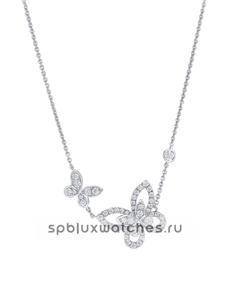 Подвеска Graff Double Butterfly Silhouette Diamond Pendant RGP745