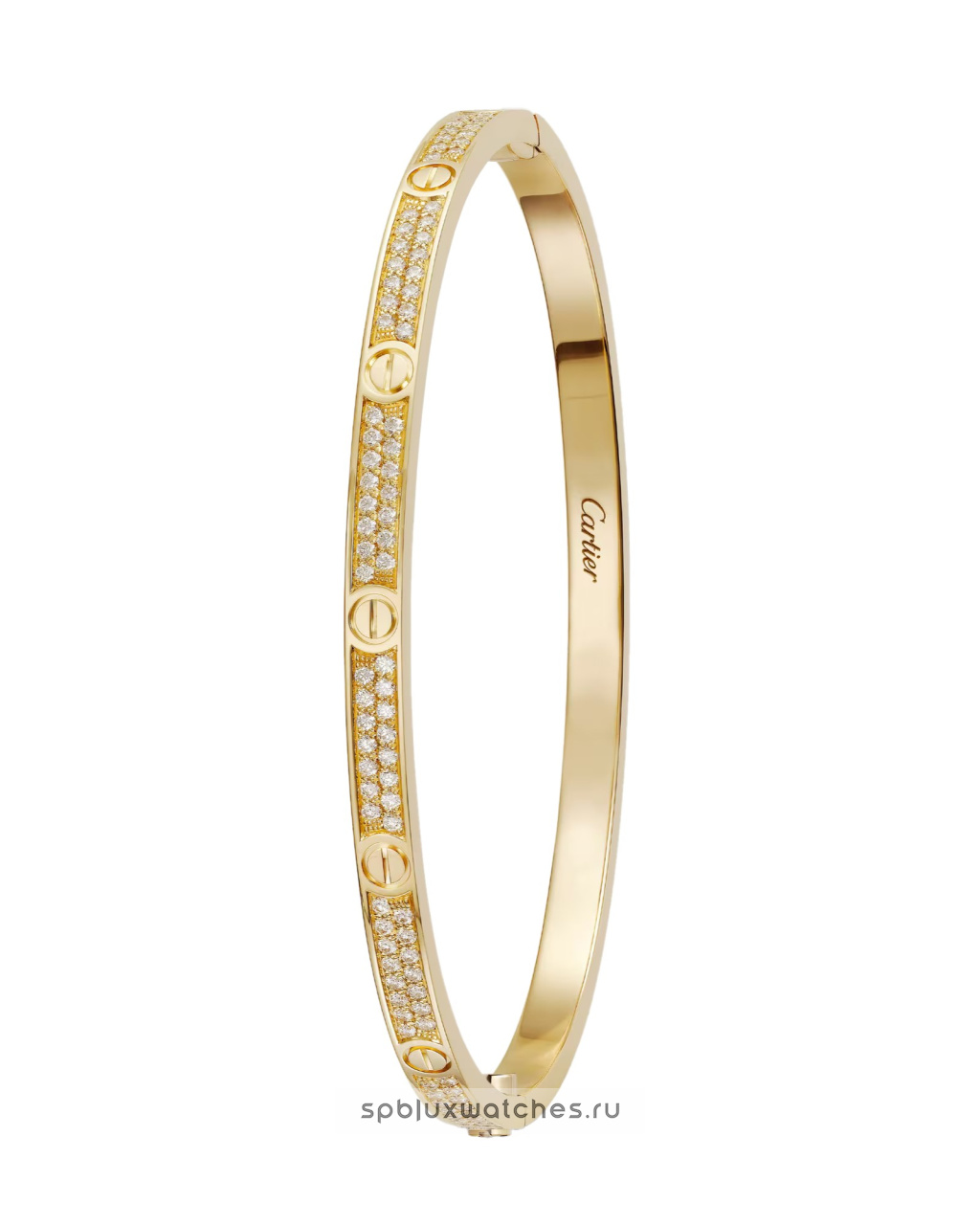 Браслет Cartier Love Bracelet Paved Small Model N6710617