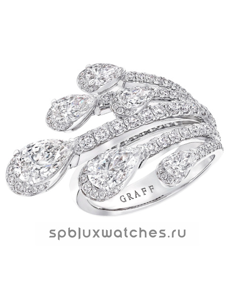 Кольцо Graff Duet Pear Shape Diamond Ring RGR757