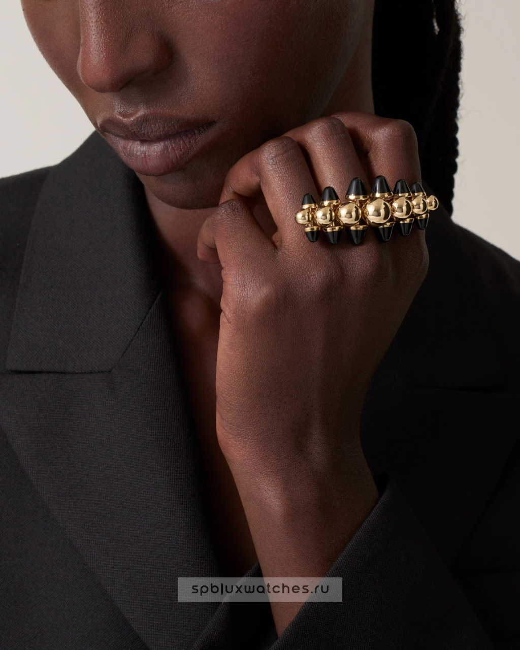 Кольцо Cartier Clash de Cartier Onyx Ring Extra-Large Model N4820400