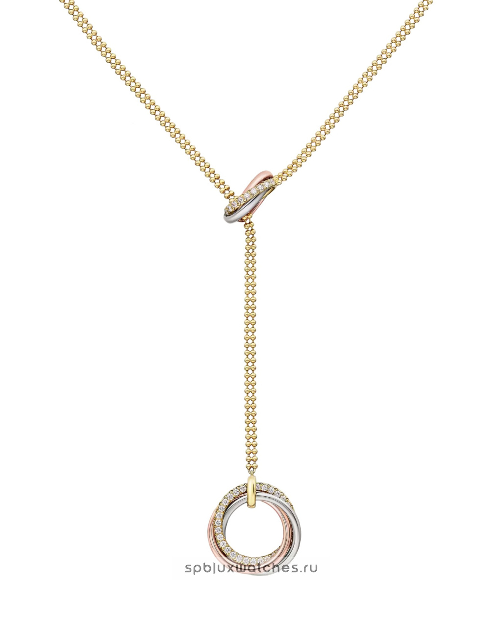 Колье Cartier Trinity Diamonds Necklace B7224811