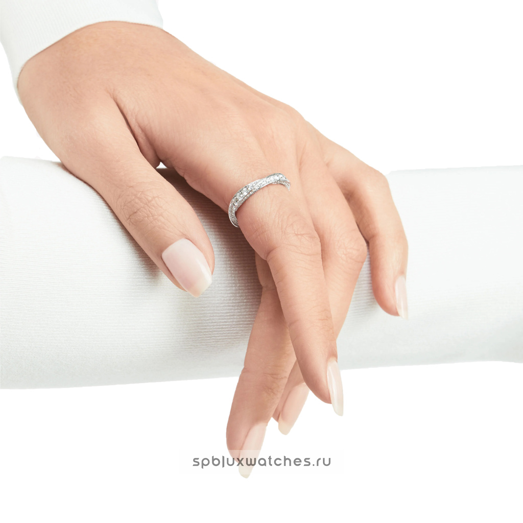 Кольцо Graff Spiral Pave Diamond Band RGR782