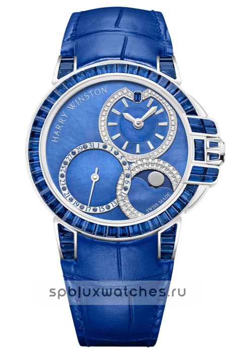 Harry Winston Ocean Date Moon Phase Automatic 36 mm OCEAMP36WW003