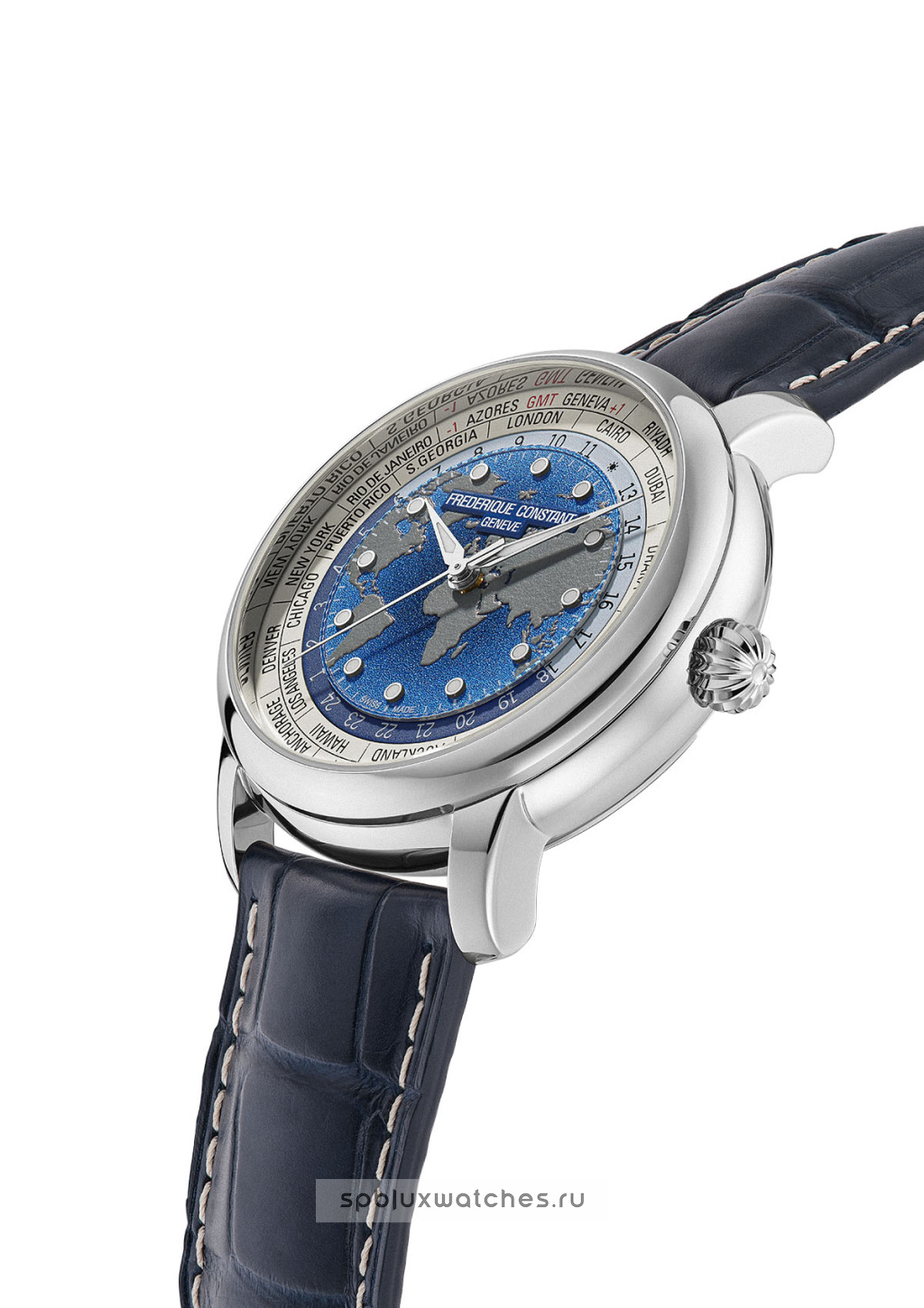 Frederique Constant Manufacture Classic Worldtimer 40 mm FC-719BLW3H6