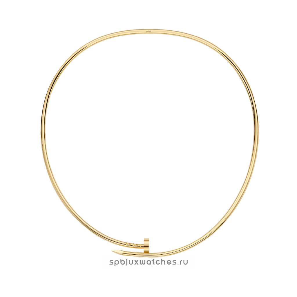 Колье Cartier Juste un Clou Torque Necklace Small Model Reverse-set Diamonds N7424574