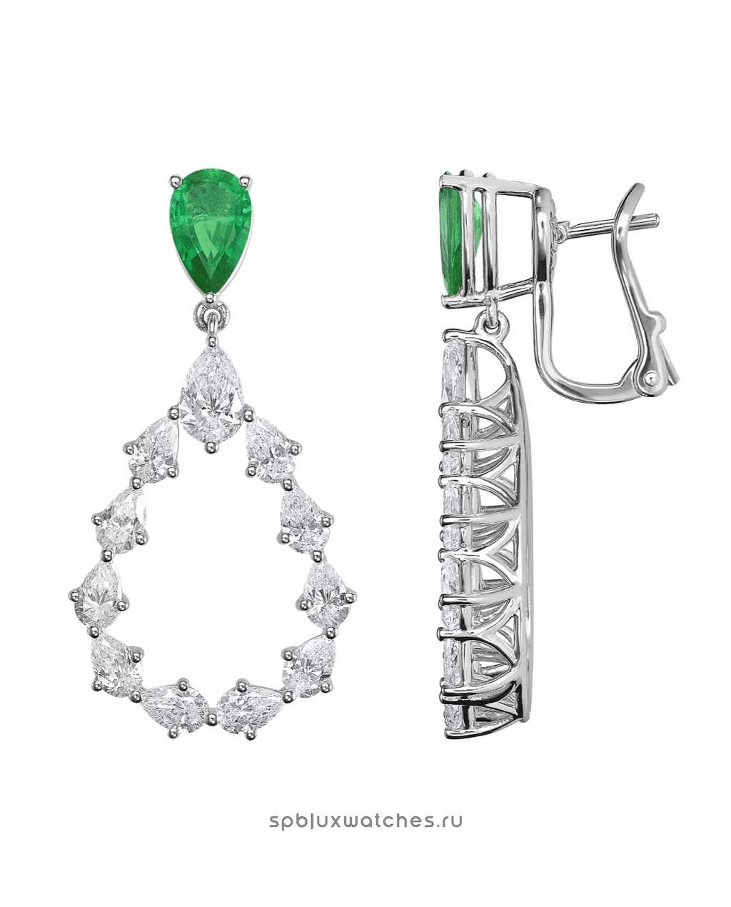 Серьги Chopard L'Heure du Diamant Drop Earclips 84A063-1401