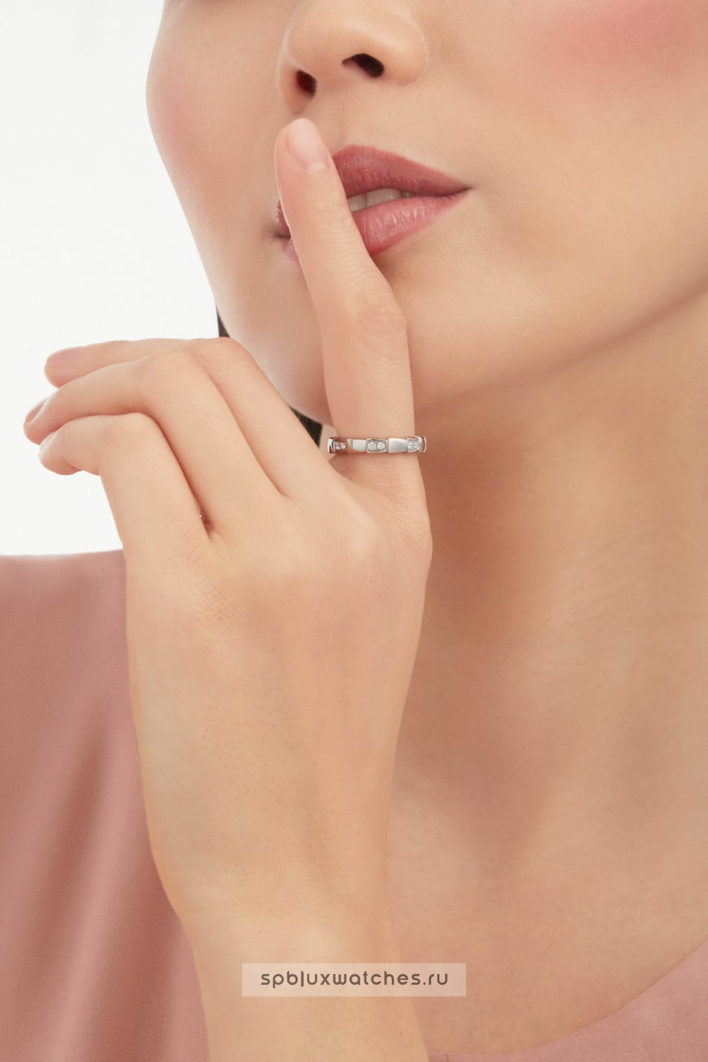 Обручальное кольцо Bvlgari Serpenti Viper Wedding Band Ring 353381