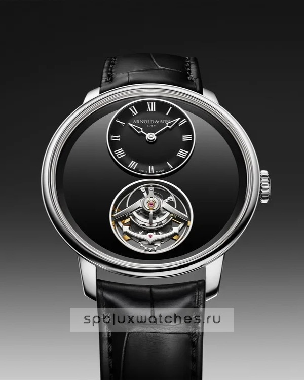 Arnold & Son Chronometry Ultrathin Tourbillon Platinum Onyx 41.5 mm 1UTBX.Z03A.C1375C