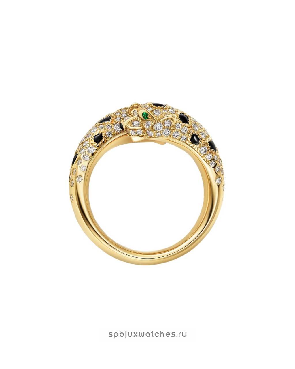 Кольцо Cartier Panthere de Cartier Semi-Paved Ring N4802800