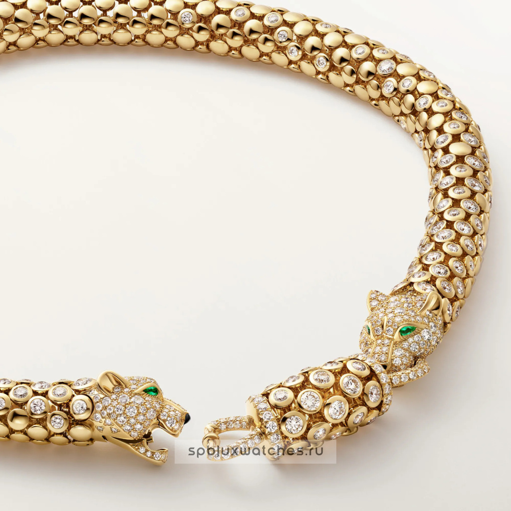 Колье Cartier Panthere de Cartier Necklace Paved H7001185