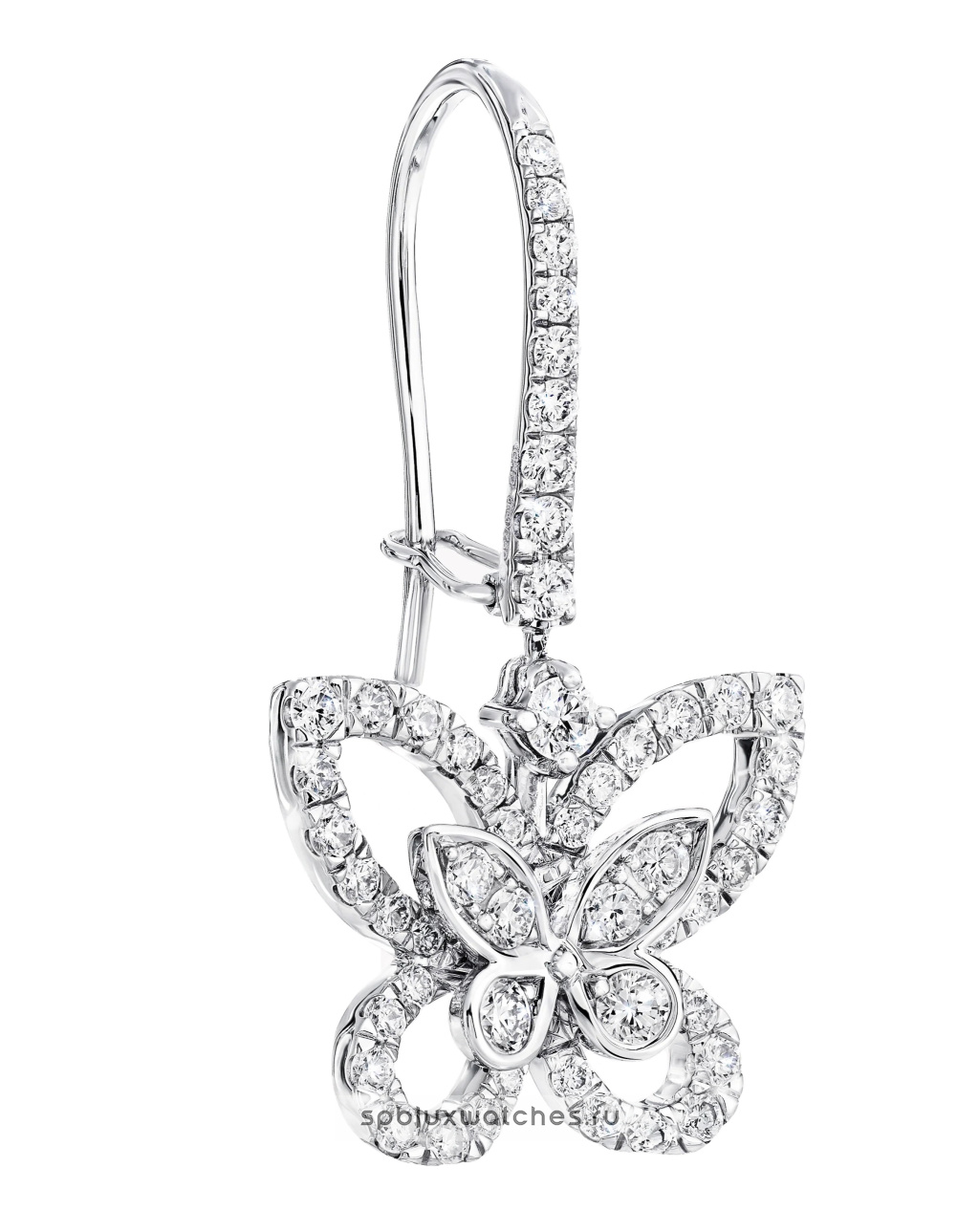 Серьги Graff Butterfly Silhouette Diamond Drop Earrings RGE1617