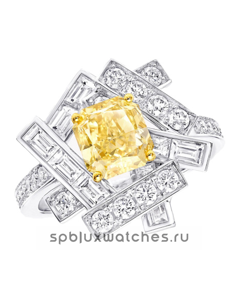 Кольцо Graff Threads Yellow and White Diamond Ring RGR827