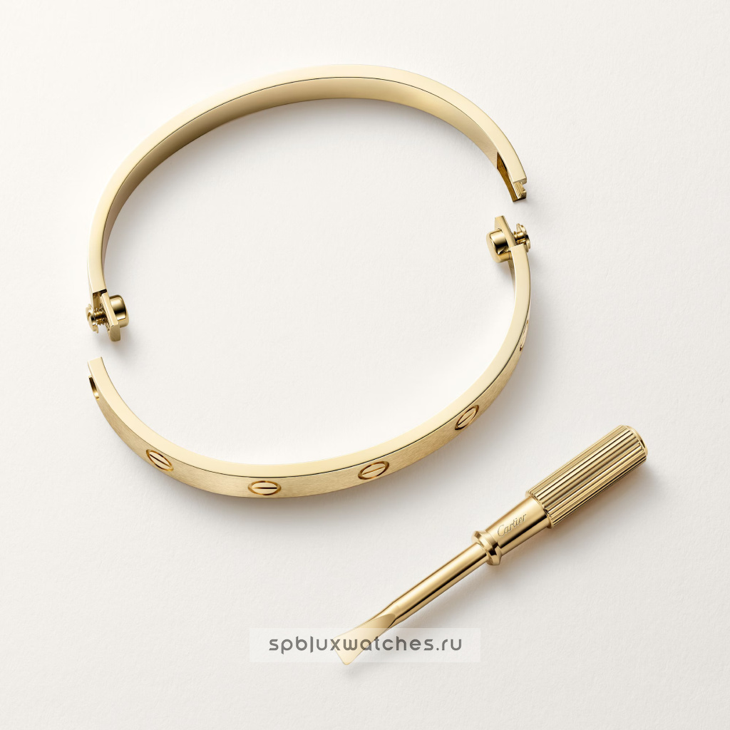 Браслет Cartier Love Classic Brushed Bracelet B6077015
