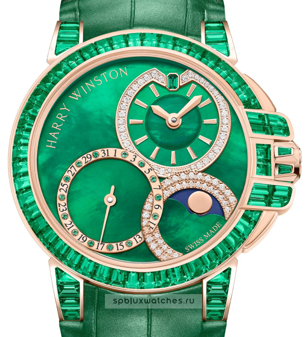 Harry Winston Ocean Date Moon Phase Automatic 36 mm OCEAMP36RR004