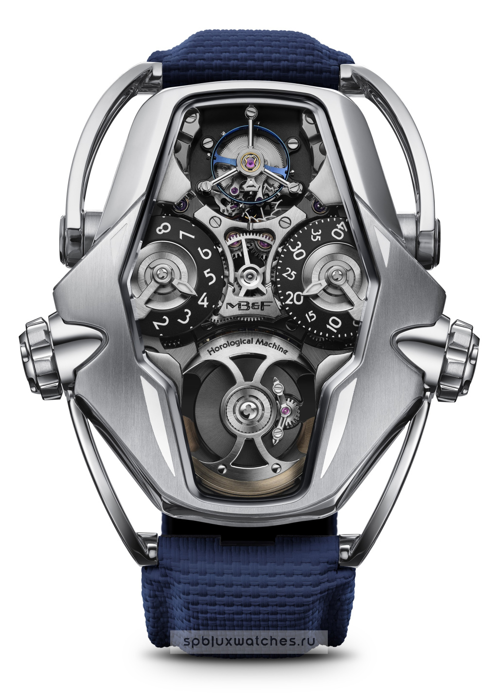 MB&F Horological Machines 49.3 x 43.6 mm HM12 The Guardian Blue