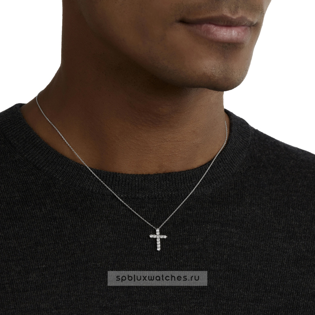 Крест Graff Classic Graff Round Diamond Cross Mini Pendant RGP008