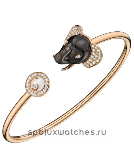 Браслет Chopard Happy Diamonds Elephant Bangle 85A689-5200