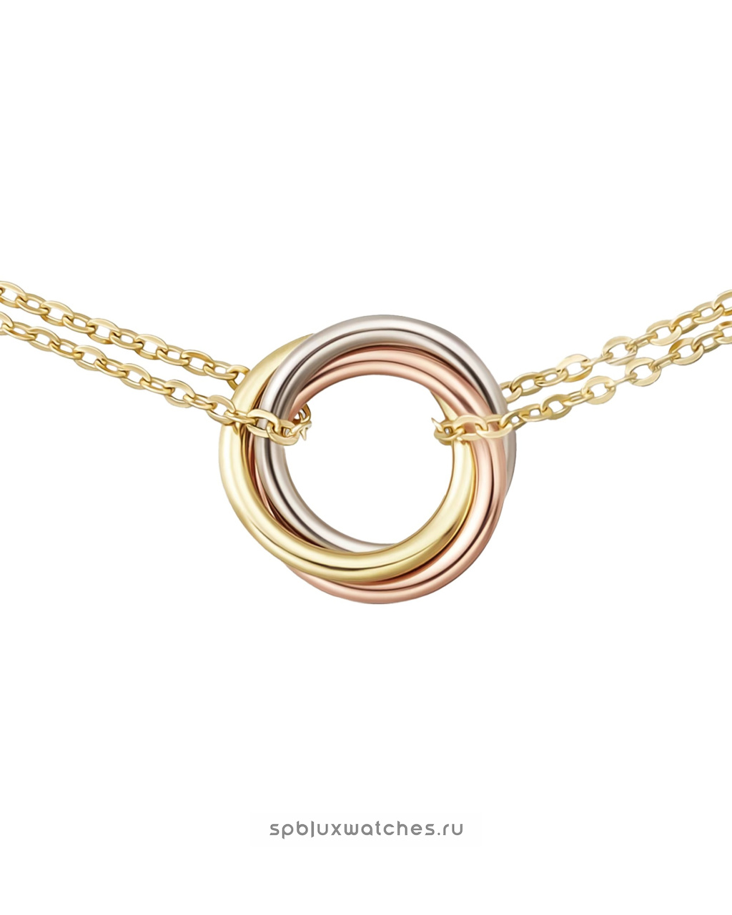 Браслет Cartier Trinity On Chain Bracelet B6068115