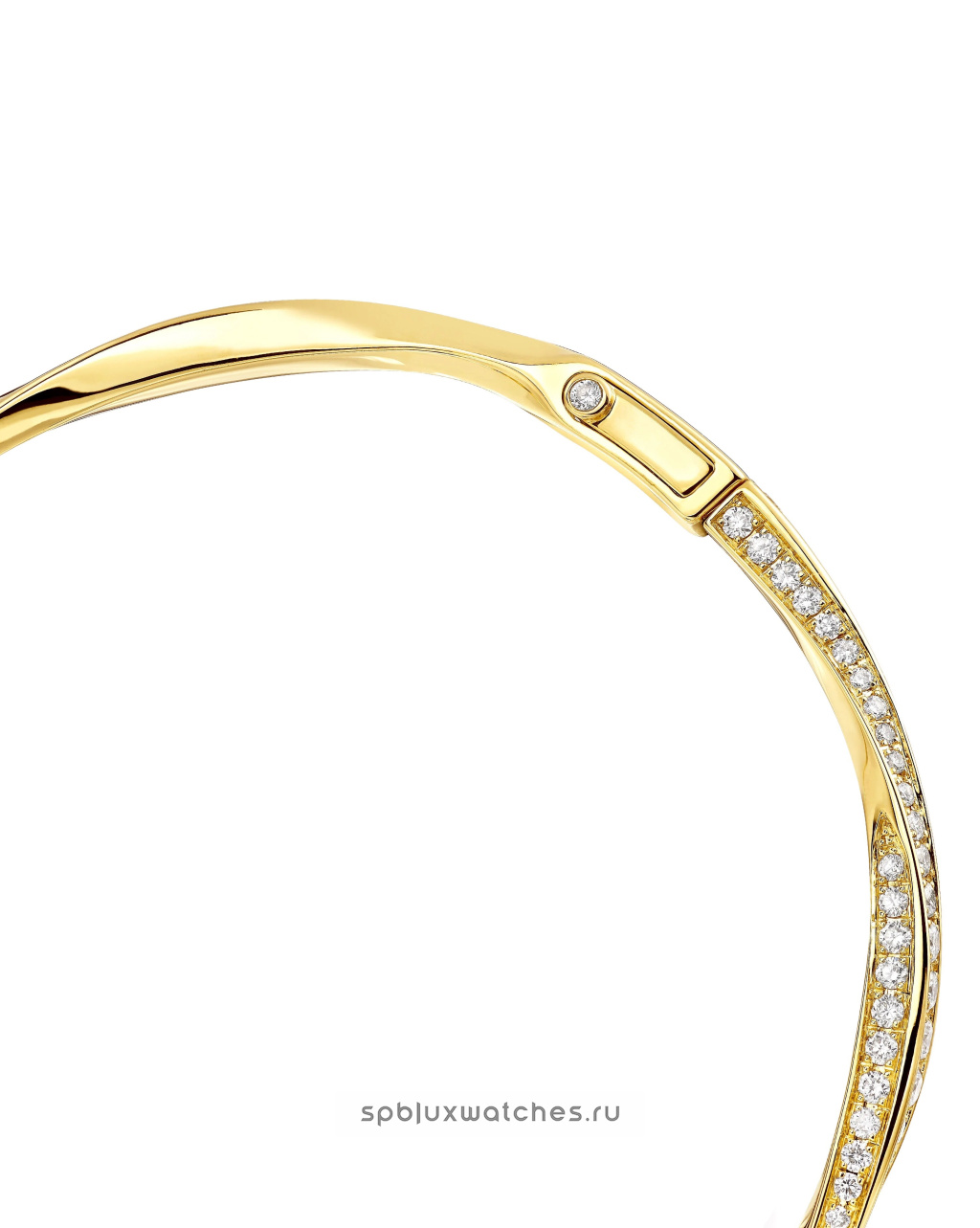 Браслет Graff Spiral Pave Diamond Bangle RGB448