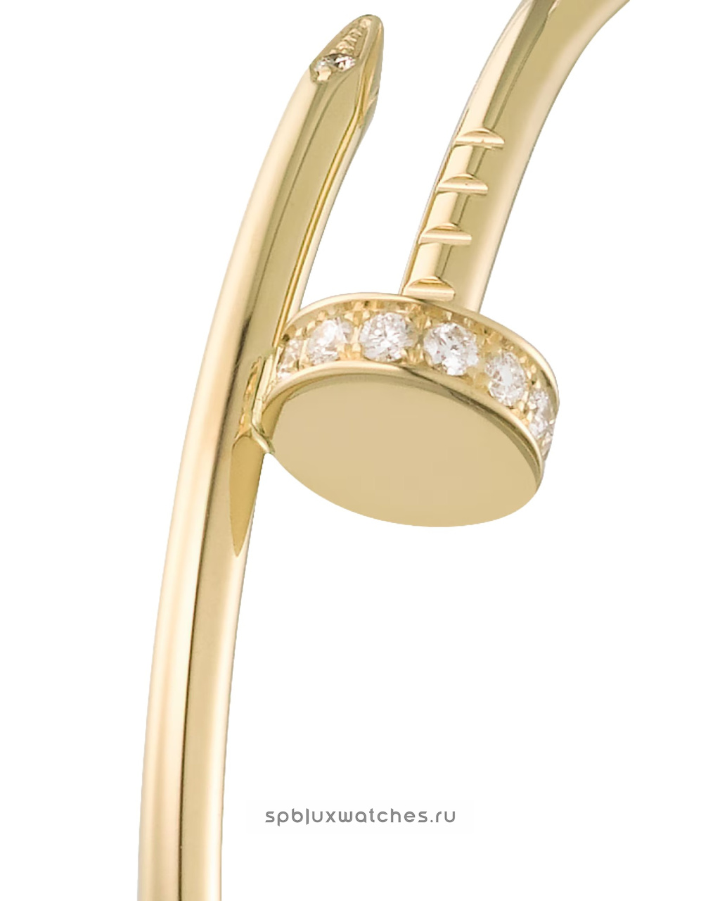 Серьги Cartier Juste un Clou Hoop Diamonds Earrings Large Model B8301225