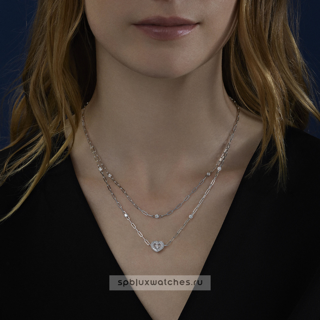 Колье Chopard Happy Diamonds Icons Necklace 81A054-1221