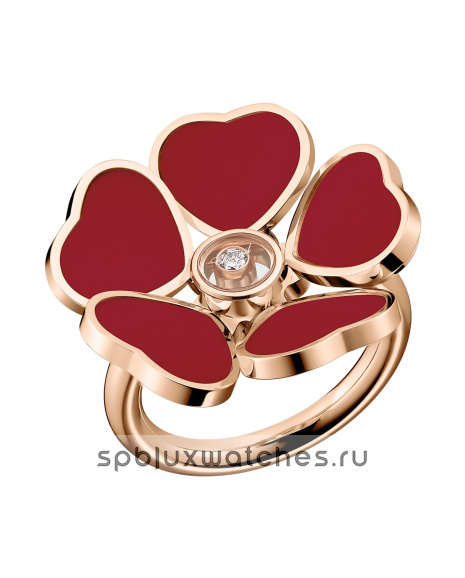Кольцо Chopard Happy Hearts Flowers Ring 82A085-5800