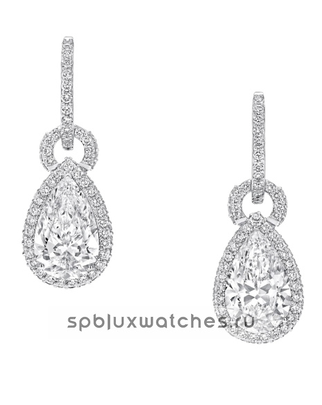 Серьги Graff Icon 8 Pear Shape Diamond Earrings RGE2027